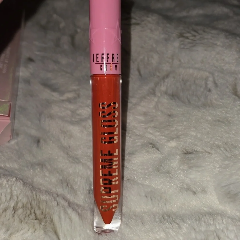 Jeffree Star Supreme Gloss Everybody Knows (Bright Red Orange) Full Pigment NWT